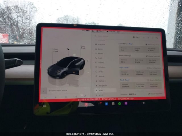 5YJ3E1EA8PF619706 Tesla Model 3 Rear-wheel Drive
