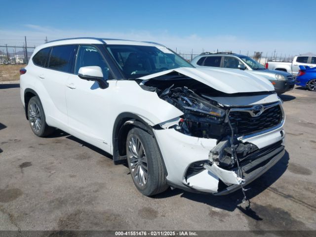5TDEBRCH6PS573059 Toyota Highlander Hybrid Platinum