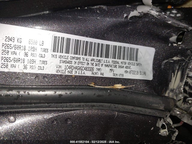Dodge Durango Sxt 2016 1C4RDHAG0GC483326 Image 9