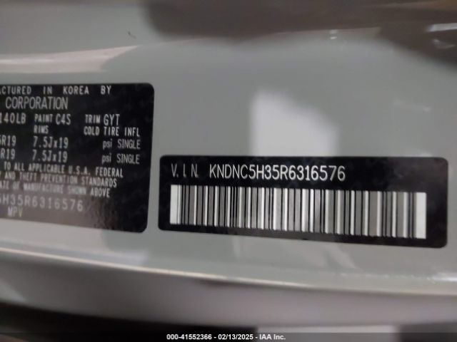KNDNC5H35R6316576 KIA Carnival Mpv Ex
