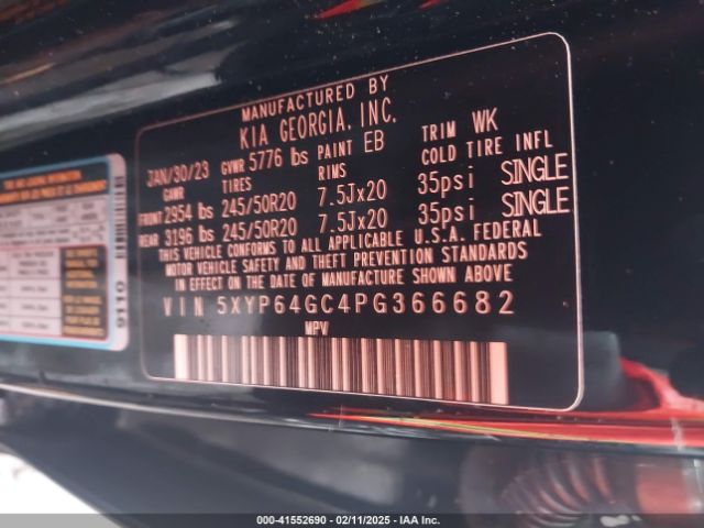 5XYP64GC4PG366682 KIA Telluride S