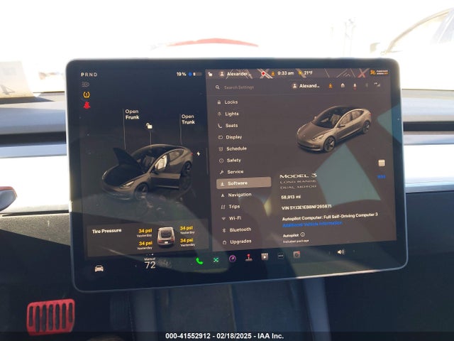 2022 TESLA MODEL 3 5YJ3E1EB8NF265871 Photo 6