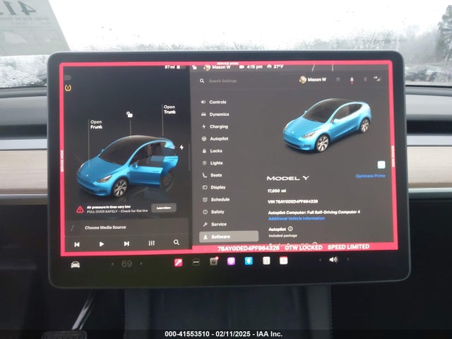 2023 TESLA MODEL Y 7SAYGDED4PF964326 Photo 6