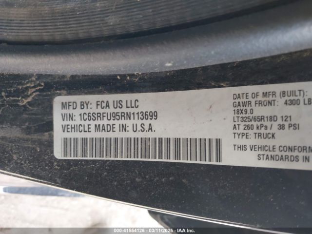 2024 RAM 1500 1C6SRFU95RN113699 Photo 8
