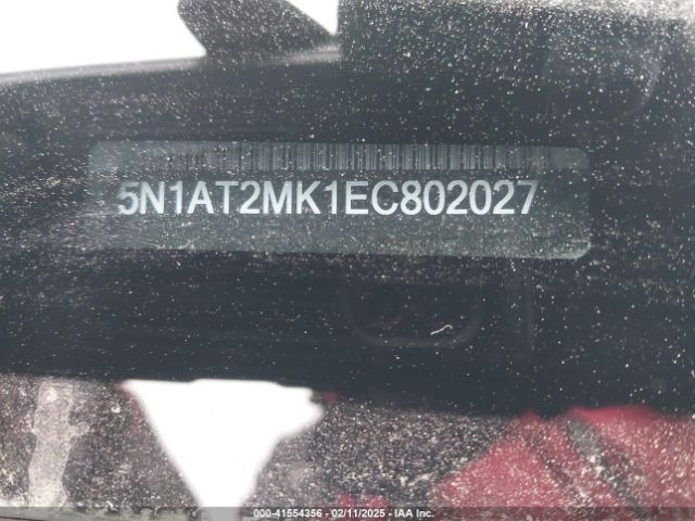 5N1AT2MK1EC802027 Nissan Rogue S/sl/sv