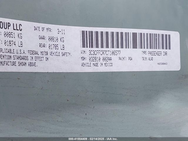 2012 FIAT 500 3C3CFFCR7CT106577 Photo 8