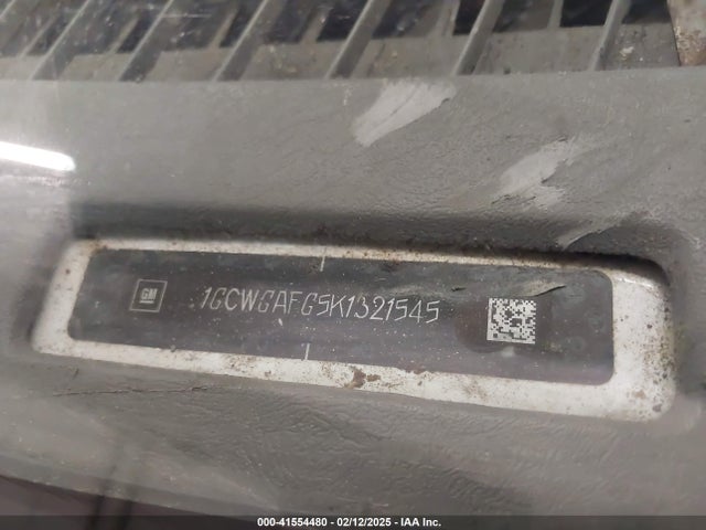 1GCWGAFG5K1321545 Chevrolet Express 2500 Work Van