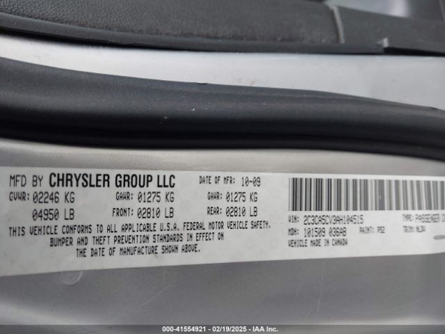 2010 CHRYSLER 300 2C3CA5CV3AH104515 Photo 8