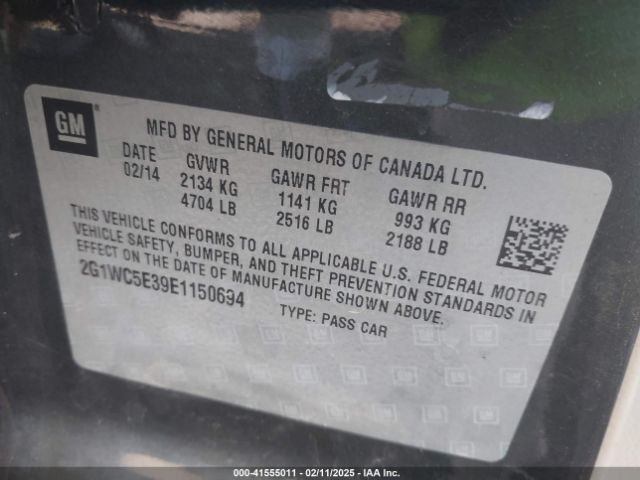 2G1WC5E39E1150694 Chevrolet Impala Limited Ltz