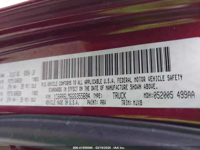 1C6RR6LM6GS355694 RAM 1500 Lone Star