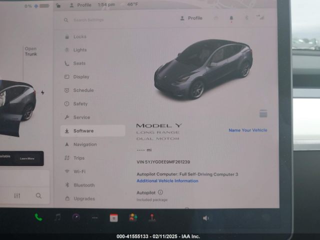 5YJYGDEE9MF261239 Tesla Model Y Long Range Dual Motor All-wheel Drive