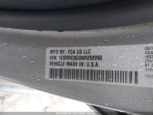 1C6RREBG0NN268990 RAM 1500 Lone Star  4x2 6'4 Box