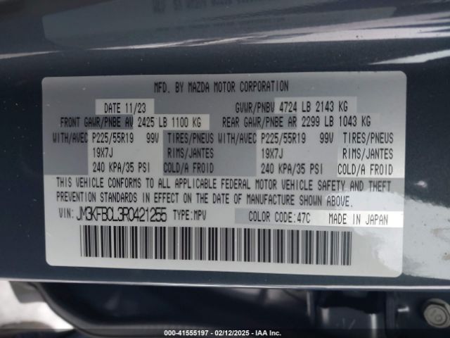 JM3KFBCL3R0421255 Mazda Cx-5 2.5 S Carbon Edition