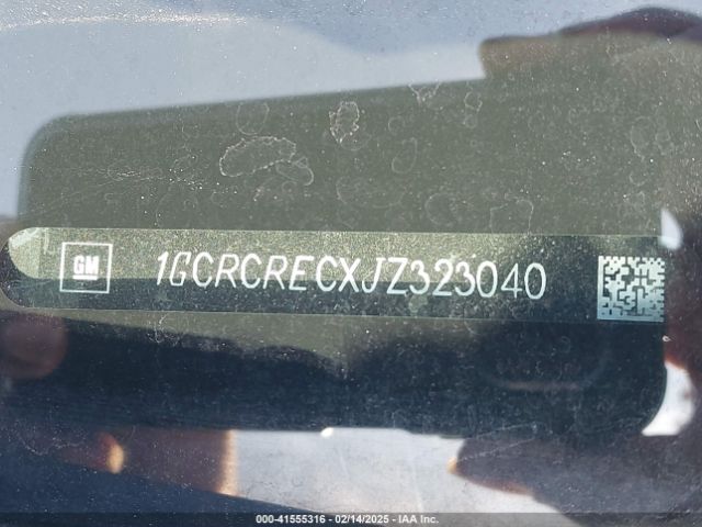 1GCRCRECXJZ323040 Chevrolet Silverado 1500 1lt