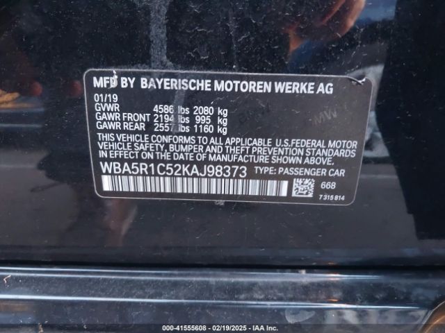 WBA5R1C52KAJ98373 BMW 330I
