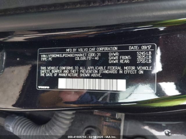 2018 VOLVO S90 LVY982MK6JP034663 Photo 8
