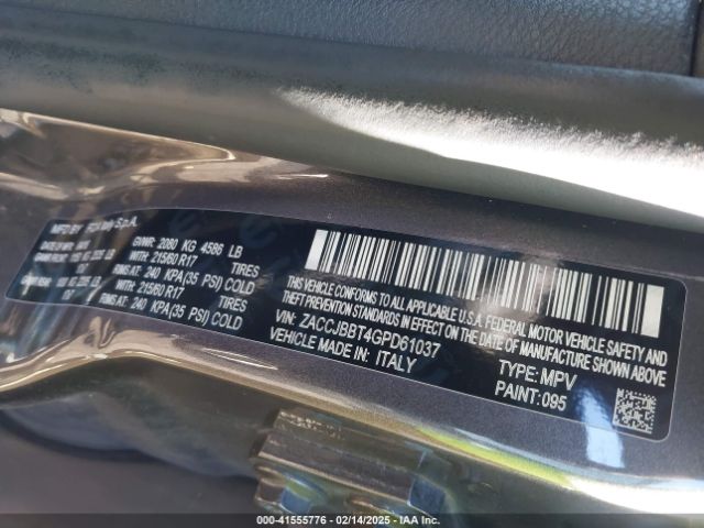 ZACCJBBT4GPD61037 Jeep Renegade Latitude