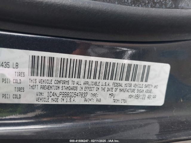 1C4NJPBB8GD547837 Jeep Patriot Sport