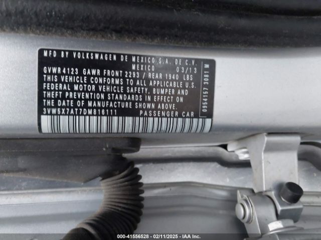 2013 VOLKSWAGEN BEETLE 3VW5X7AT7DM816111 Photo 8