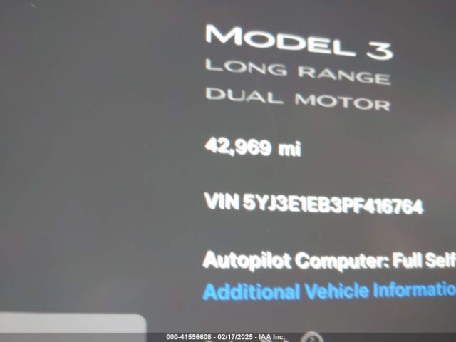 2023 TESLA MODEL 3 5YJ3E1EB3PF416764 Photo 6