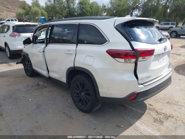 5TDKZRFHXKS308146 Toyota Highlander Se