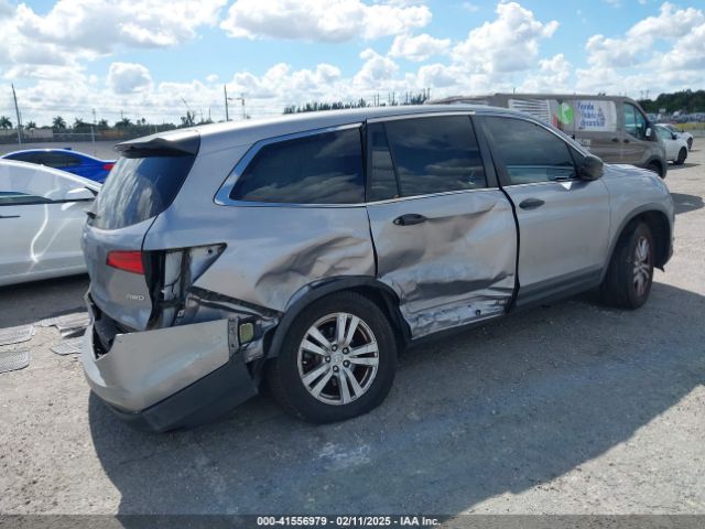 5FNYF6H1XGB099987 Honda PILOT LX