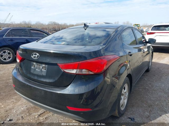 KMHDH4AE9FU265072 Hyundai ELANTRA SE