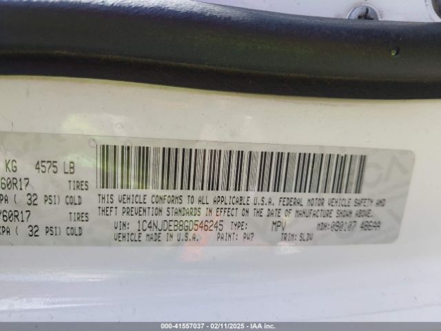1C4NJDEB8GD546245 Jeep Compass High Altitude Edition