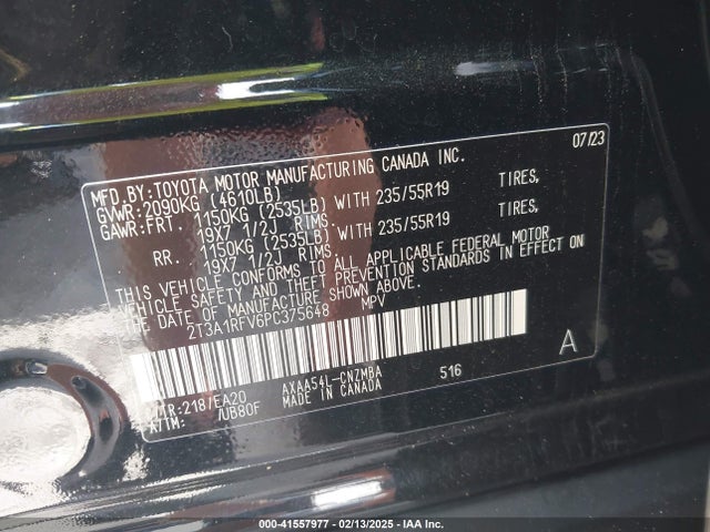 Toyota Rav4 Xle Premium 2023 2T3A1RFV6PC375648 Image 9