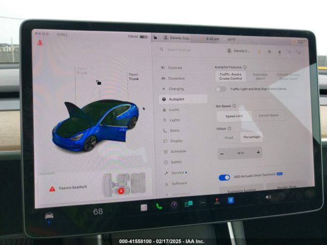 5YJ3E1EB6JF090238 Tesla Model 3 Long Range/performance