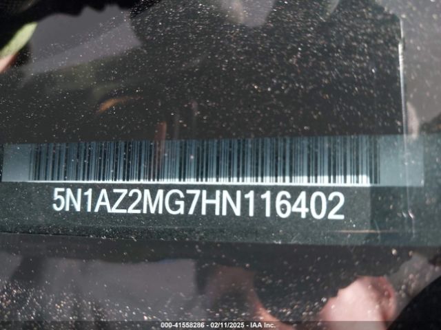 5N1AZ2MG7HN116402 Nissan MURANO SV