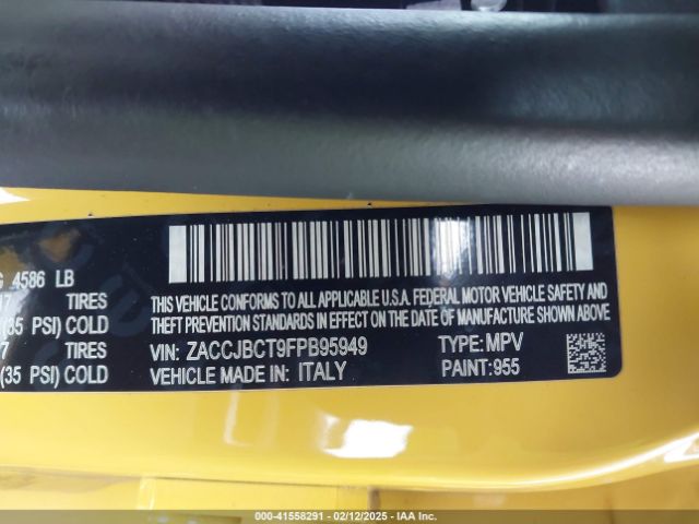 ZACCJBCT9FPB95949 Jeep Renegade Trailhawk