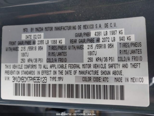 3MVDMBCM7PM535123 Mazda Cx-30 2.5 S Carbon Edition