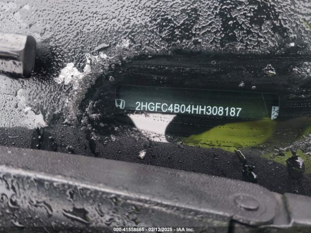 2HGFC4B04HH308187 Honda Civic Lx-p