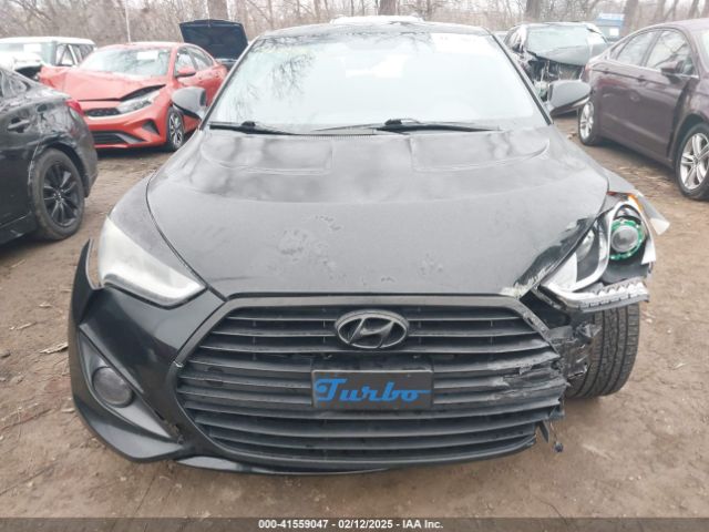 KMHTC6AE2EU194205 Hyundai Veloster Turbo W/black