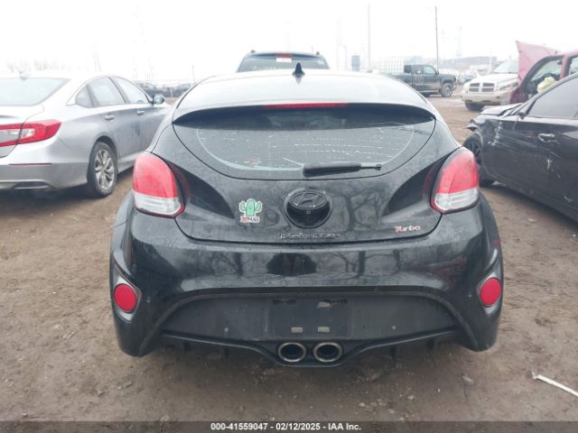KMHTC6AE2EU194205 Hyundai Veloster Turbo W/black