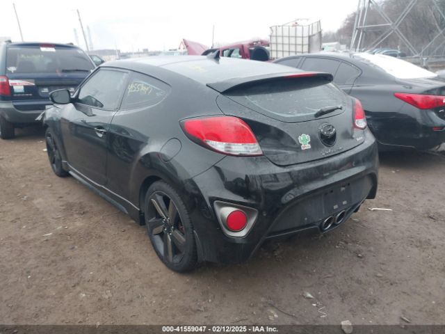 KMHTC6AE2EU194205 Hyundai Veloster Turbo W/black