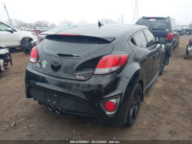 KMHTC6AE2EU194205 Hyundai Veloster Turbo W/black