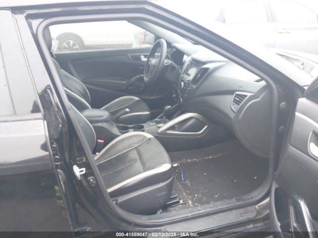 KMHTC6AE2EU194205 Hyundai Veloster Turbo W/black