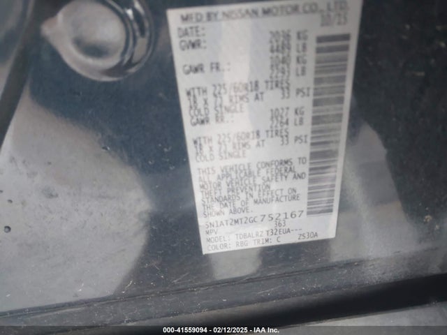 Nissan Rogue Sl 2016 5N1AT2MT2GC752167 Image 9