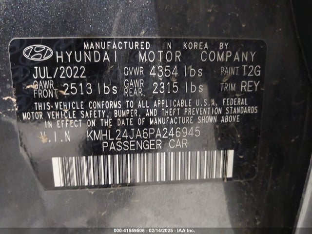 Hyundai SONATA SE 2023 KMHL24JA6PA246945 Image 9