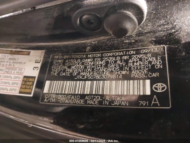 Scion TC 2014 JTKJF5C78E3079814 Image 9
