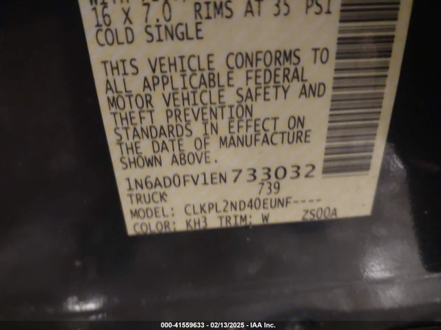 Nissan Frontier Sv 2014 1N6AD0FV1EN733032 Image 9