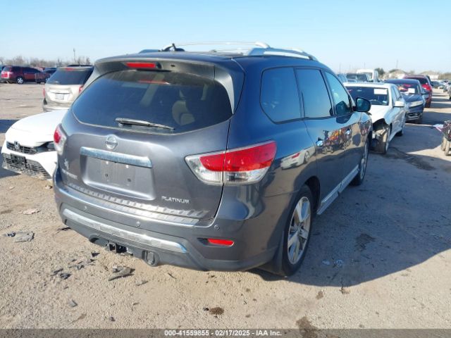 5N1AR2MN2EC613573 Nissan Pathfinder Platinum