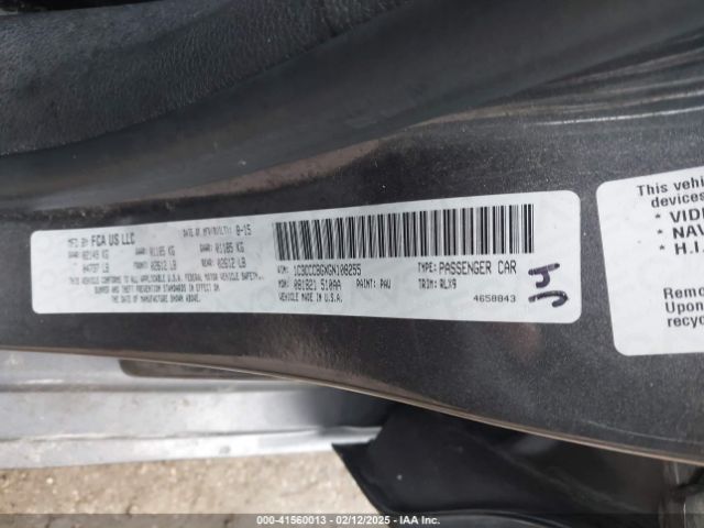 2016 CHRYSLER 200 1C3CCCBGXGN108255 Photo 8
