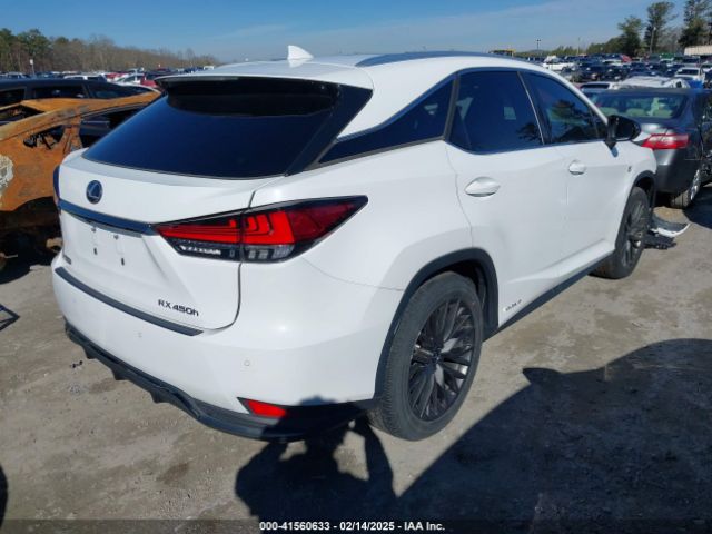 2T2YGMDA2NC078555 Lexus Rx 450h F Sport Handling