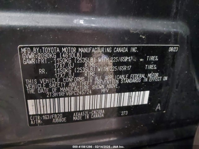 Toyota RAV4 LE 2023 2T3H1RFV6PC245724 Image 9