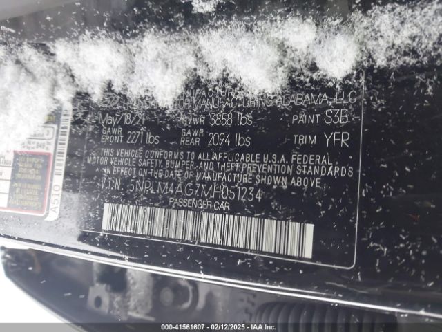2021 HYUNDAI ELANTRA 5NPLM4AG7MH051234 Photo 8