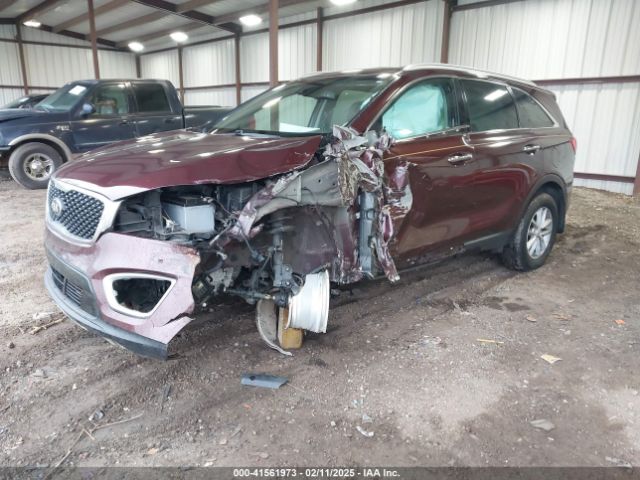 5XYPG4A36HG262184 KIA Sorento 2.4l Lx