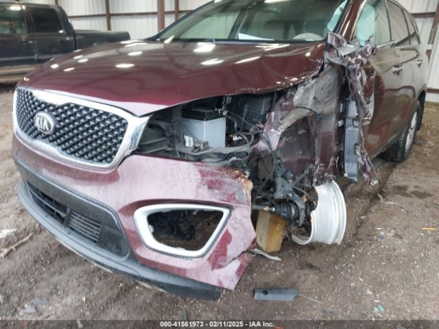 5XYPG4A36HG262184 KIA Sorento 2.4l Lx